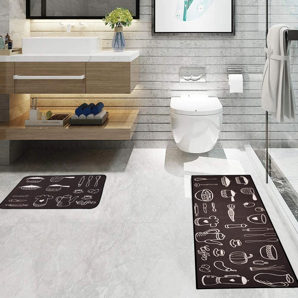 

Kitchen Carpet Door Mat Outdoor Bathroom Waterproof Household Oil and Water Absorption