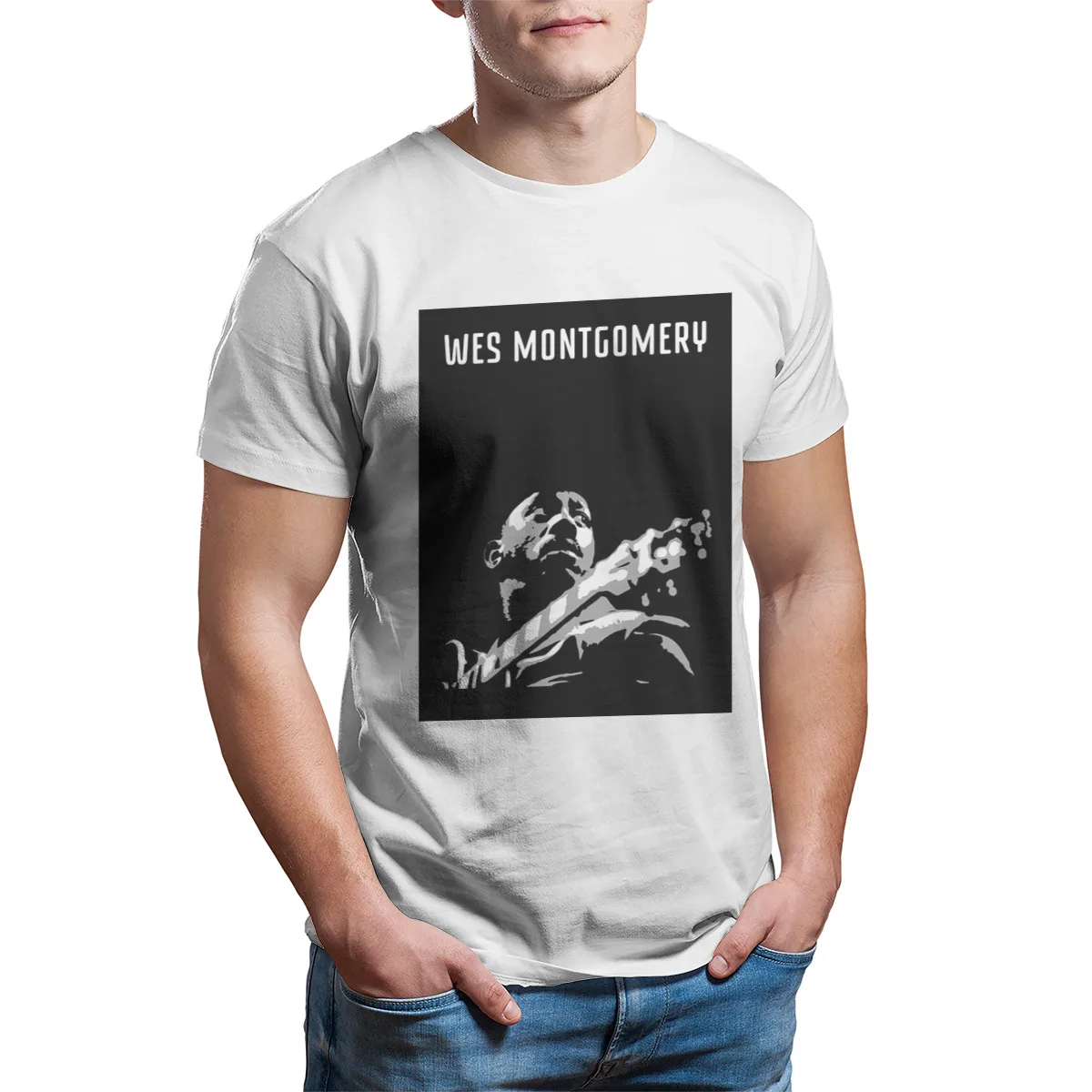 Футболка Tribute to Wes Montgomery с коротким рукавом, летняя графическая Мужская футболка для девушек, 137205 (art.: 3920b7e4fbb77) - 3920b7e4fbb77