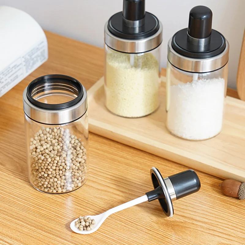 1 шт. кухонные высокоборосиликатные стеклянные баночки для специй Приправа