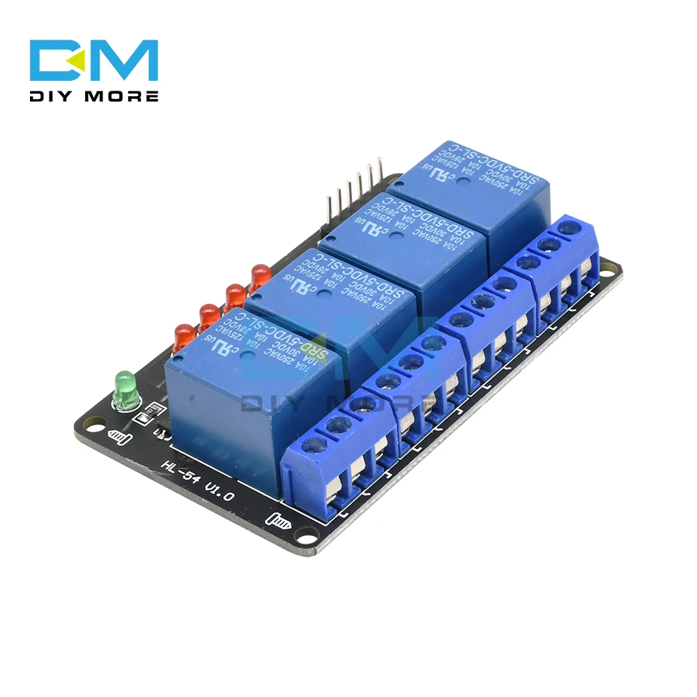 Релейный модуль 5 в 4 канала для PIC AVR DSP ARM MSP430 Arduino Smart Electronic Канальный Модуль