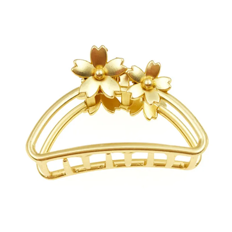 M MISM изысканный женский золотой серебряный металлический коготь для волос с