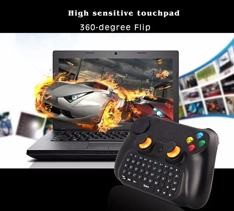 Беспроводной игровой Bluetooth Контроллер DOBE TI 501 3 в 1 клавиатура для компьютера и