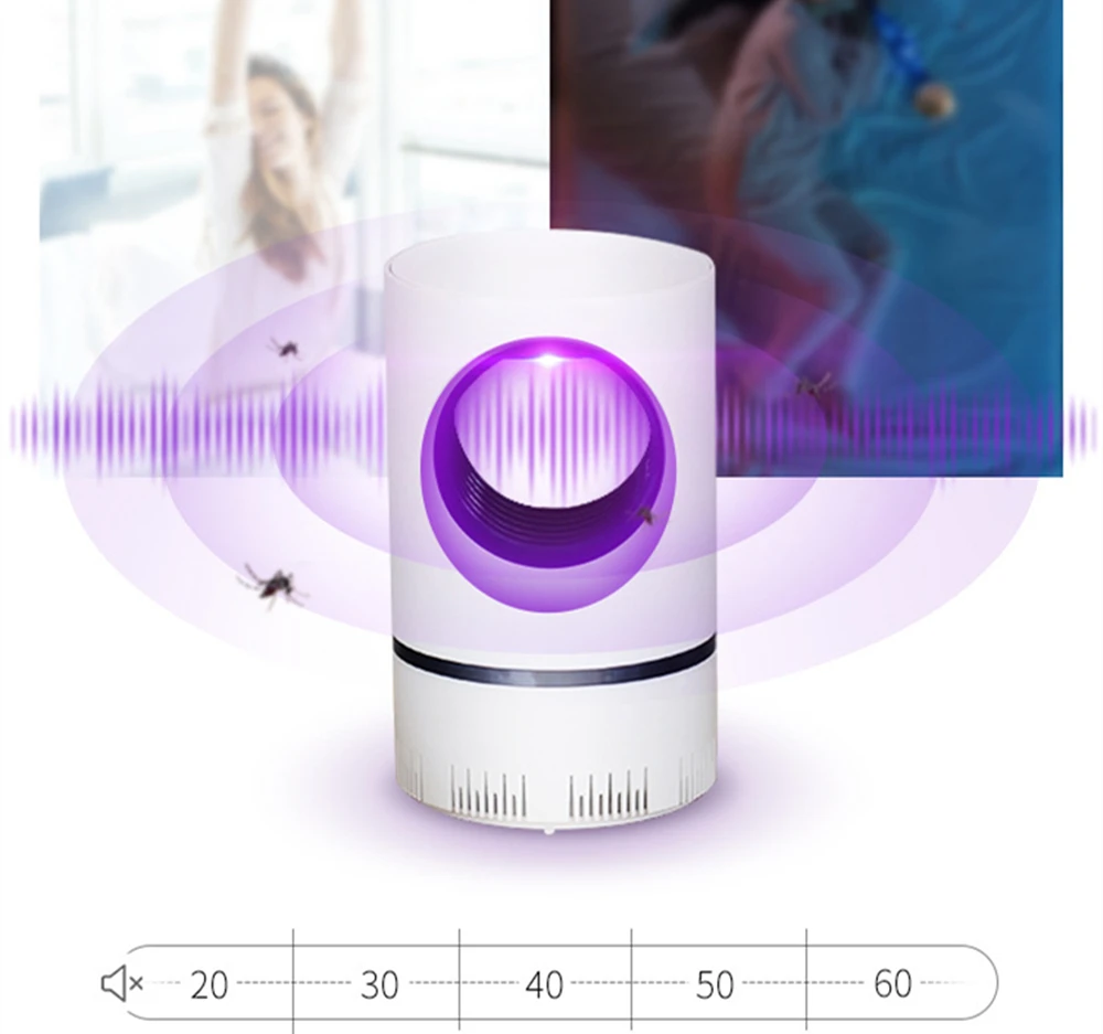 

Electric Mosquito Killer Lamp No Radiation USB Charging Insect Trap Lamp Fly Killer Photocatalyst Pest Control device