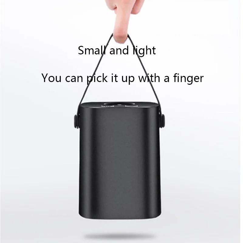 Портативный воздушный компрессор RACEFAS 12 в насос для автомобильных шин инжектор