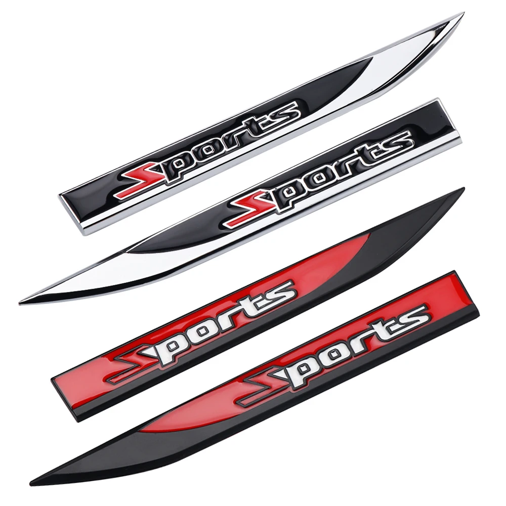 

2pcs Sports Badge Car Body Side Fender Decor Stickers for Audi Volkswagen VW BMW Honda Suzuki Mazda Subaru Seat Cupra Volvo KIA