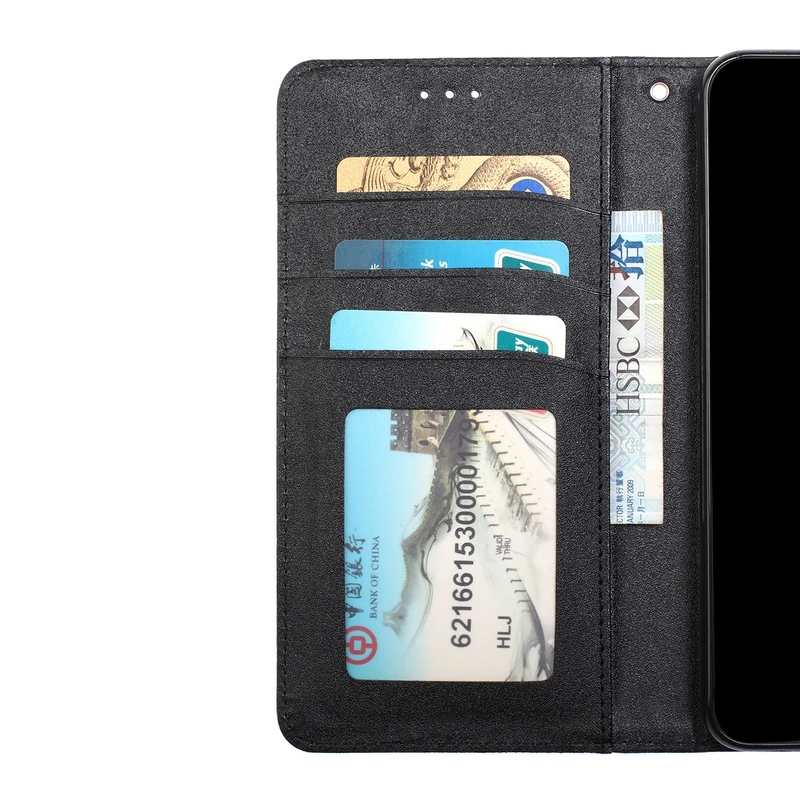 Cute Bee Leather Flip Phone Case For Samsung Galaxy A6 A6Plus 2018 Wallet Style with Photo &amp Card Holder Stand Back Cover Coque |
