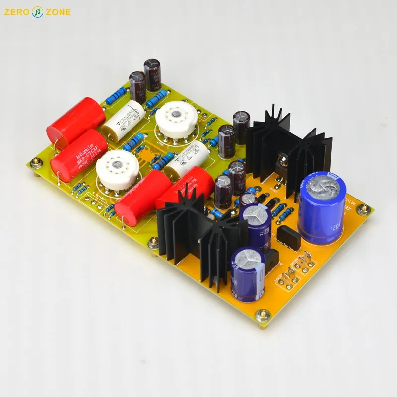 PRT06A 12AX7+12AT7 Tube preamplifier Base on MATISSE circuit PCB/DIY Kit/Finished board | Электроника