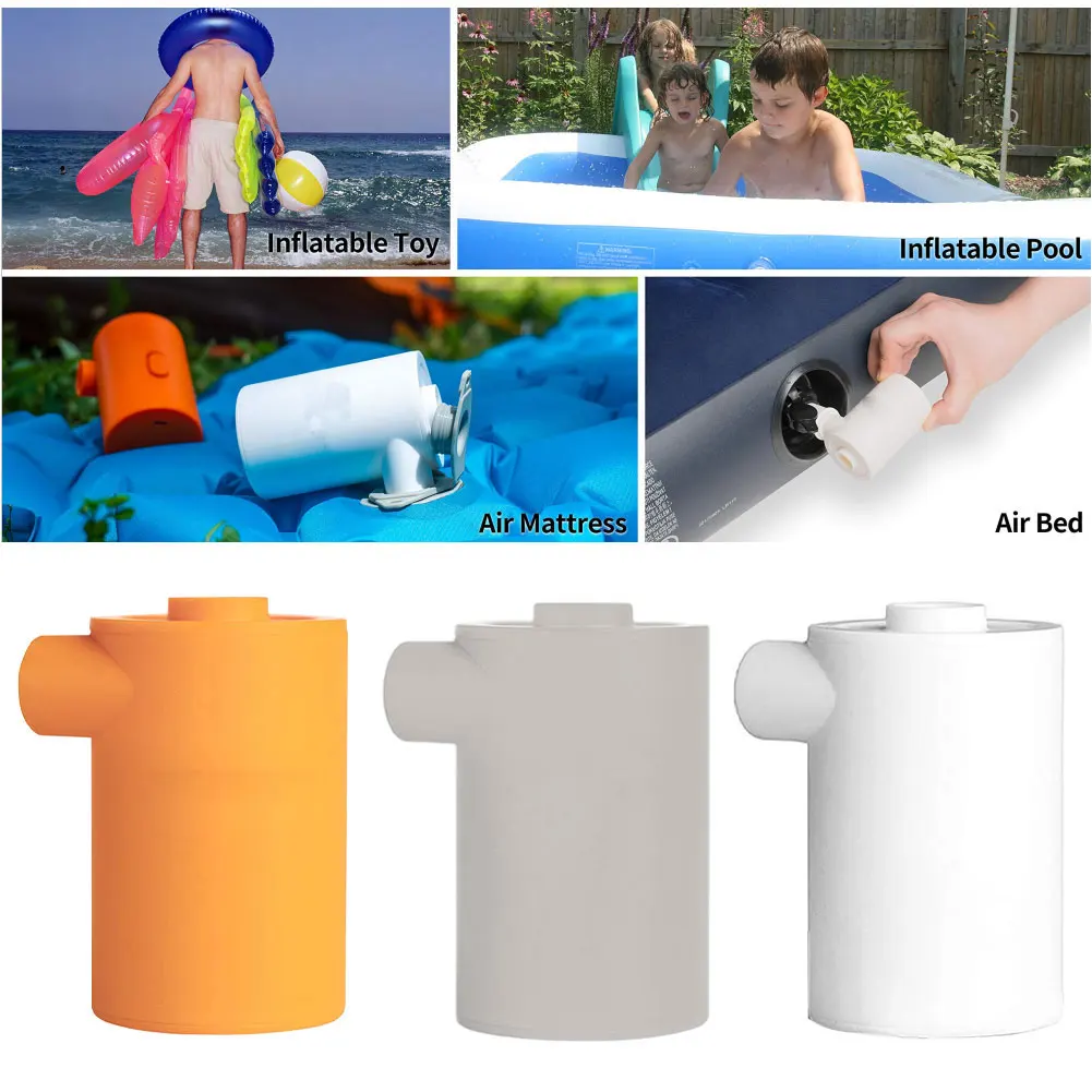 

MP2020 Ultralight Air Pump Portable Multifunction USB Rechargeable Sleeping Pad Inflate Deflate Pump Camping Mattress Lifebuoys
