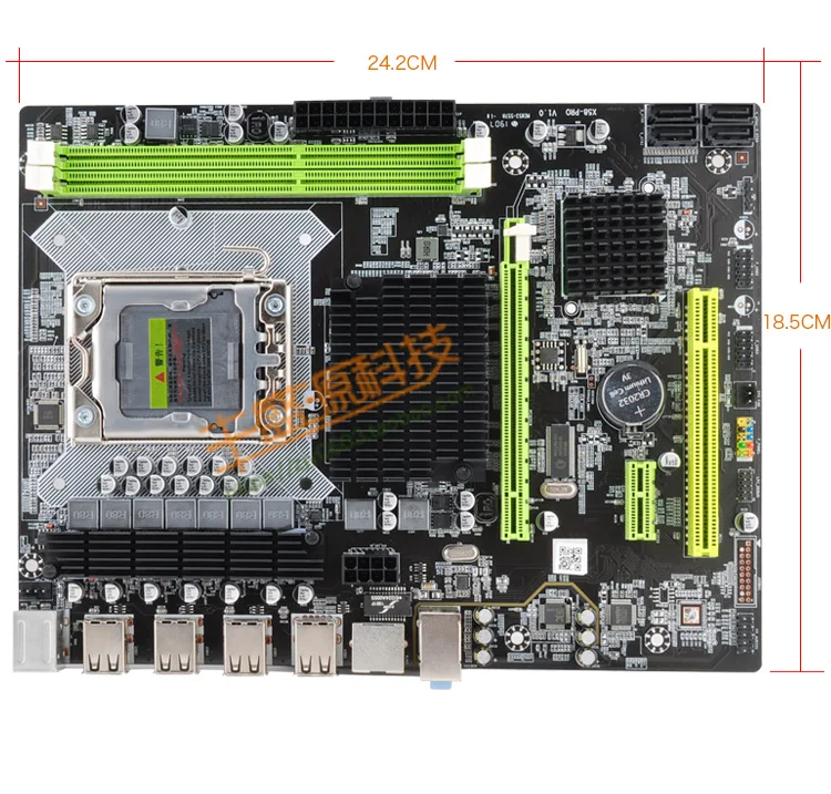 Atermiter X58 LGA 1366 материнская плата поддерживает серверную память REG ECC и процессор xeon поддерживает процессор LGA 1366