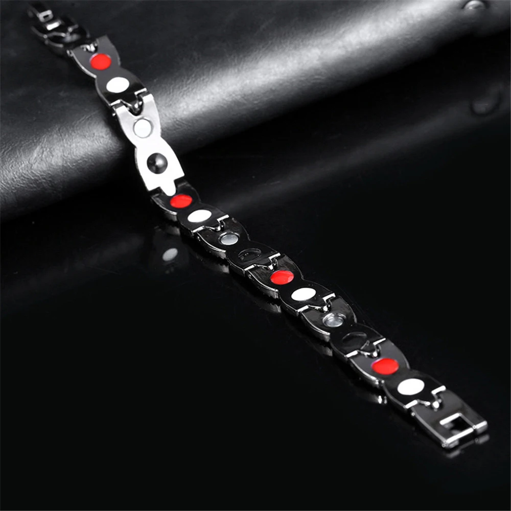 Men Women Healthy Magnetic Bracelet Titanium Steel Power Therapy Magnets Gift Fashion Jewelry Charm | Украшения и аксессуары