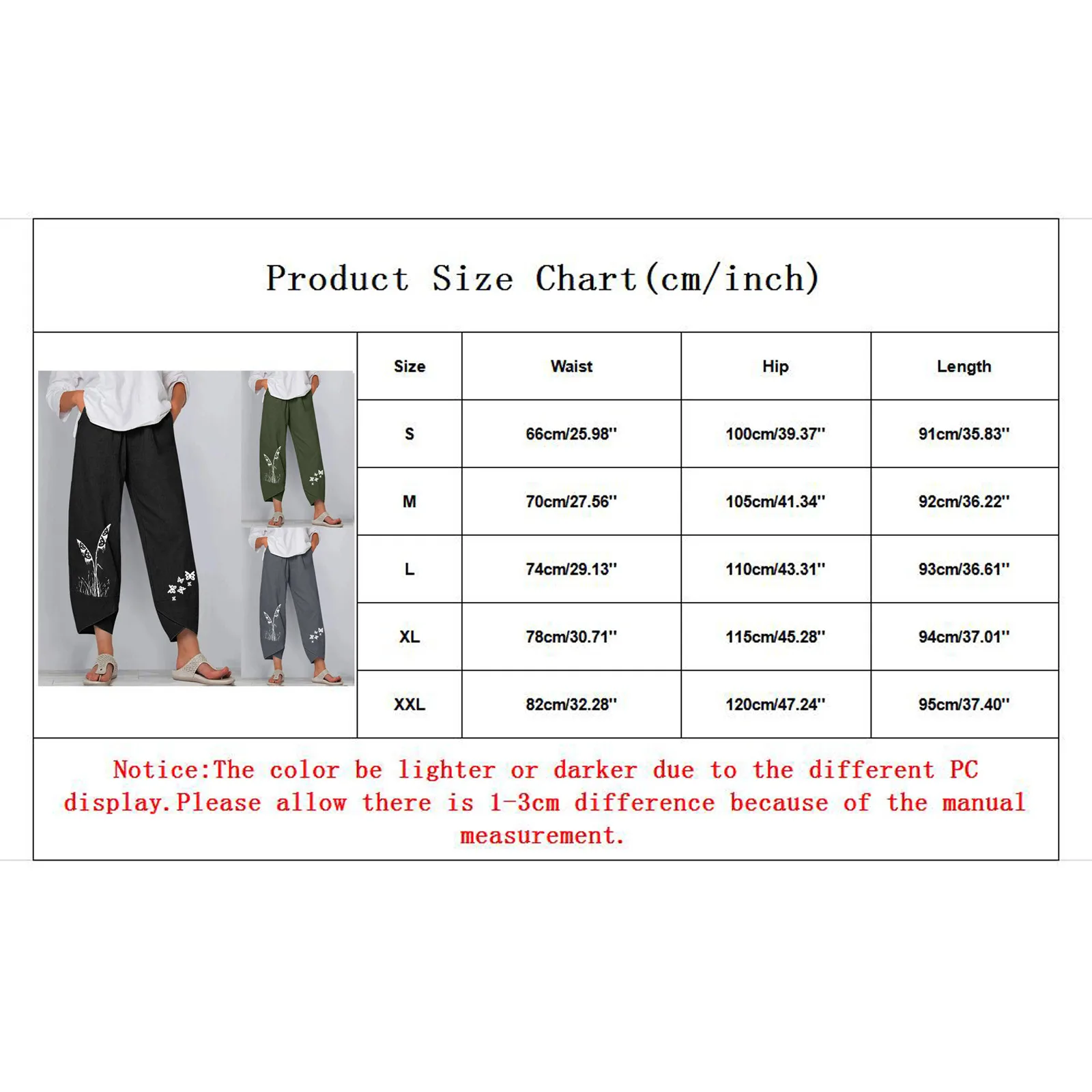 

Women Casual Harem Pants Summer Elastic Waist Wide Leg Pants Vintage Floral Printed Trousers Female Loose Pantalon Cropped Pants