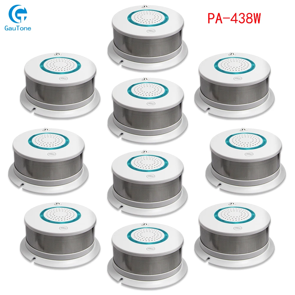 GT-015-PA-438W-10 Приложение дистанционное управление WiFi дым+ тепло Беспроводной детектор дыма пожарный дым чувствительный детектор датчик пожарное оборудование - Цвет: GT-015-PA-438W-10