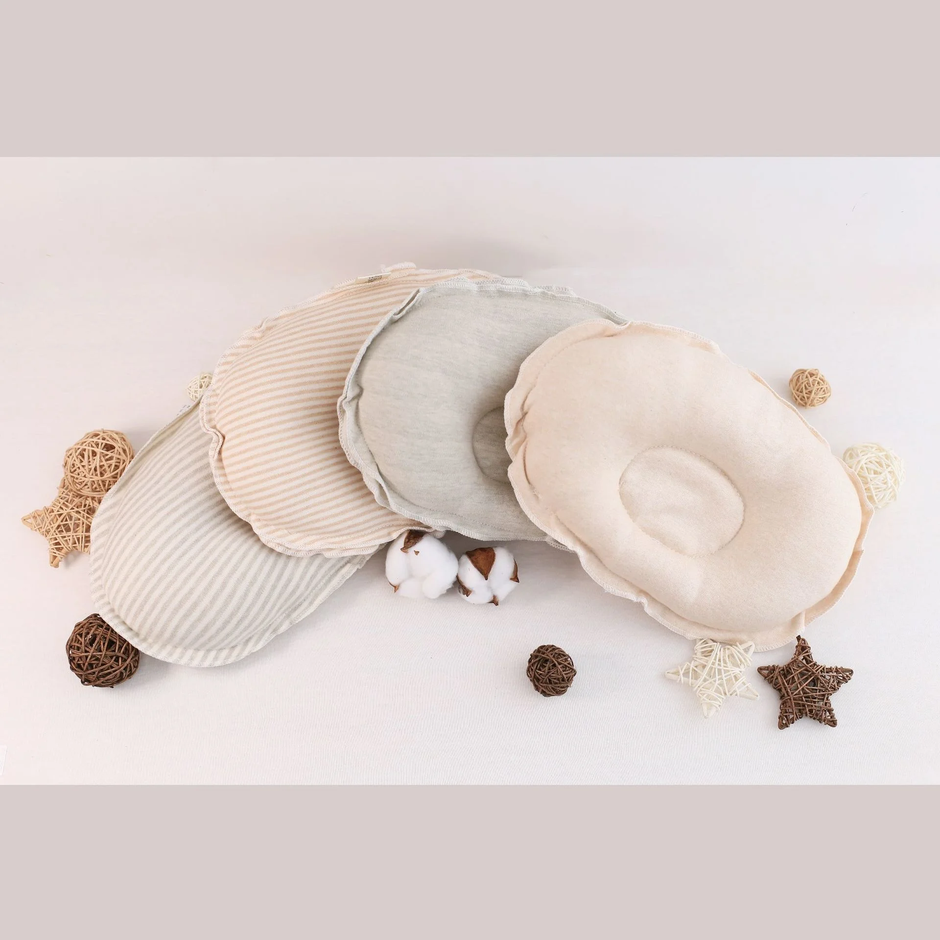 Хлопковая детская подушка для новорожденных защиты головы ребенка постельные