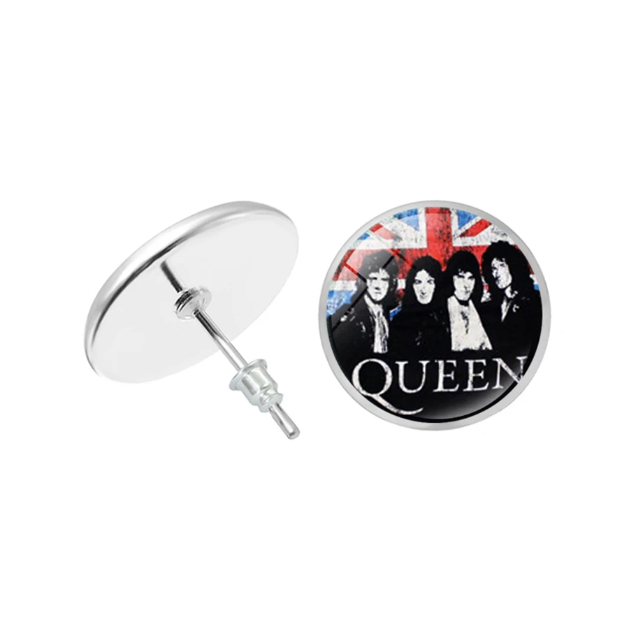 Новый дизайн рок группа серьги королевы группы музыкантов гвоздики ювелирное