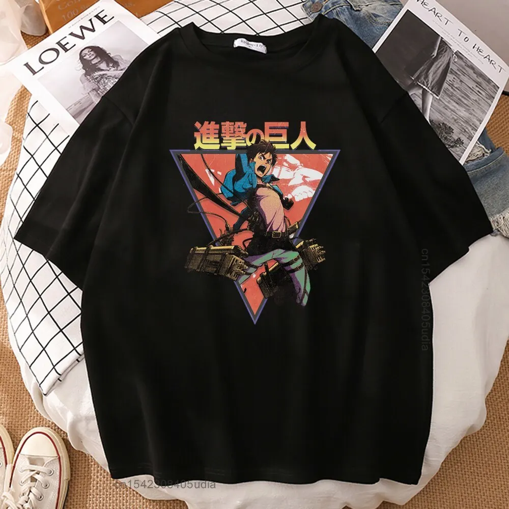 Japan Anime Attack On Titan T Shirt Men Hip Hop Short Sleeve Mens Tshirt Brand Fashion T-Shirt Casual Tops Summer Sportswear