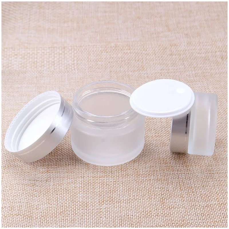 Баночки для косметических кремов 12 шт./лот 50 г матовые стеклянные мл