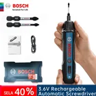 100% оригинальный набор электрических мини-отверток Bosch Go2 3,6 В перезаряжаемый от USB Автоматический шуруповерт Шуруповерт Bosch Go 2