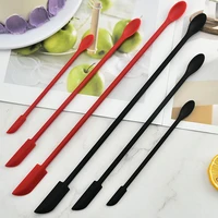 13pcsset lengthened silicone scraper reusable jam spatula beauty kitchen safe spatula fruit sauce scraper kitchen accessories
