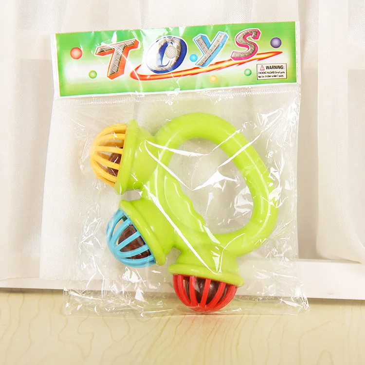 1PCS Baby Toddler Soothing Rattle Infant Baby Toys Rattles Newborn Baby Hand Bell Baby Hand Rattle Toys 0-12 Months