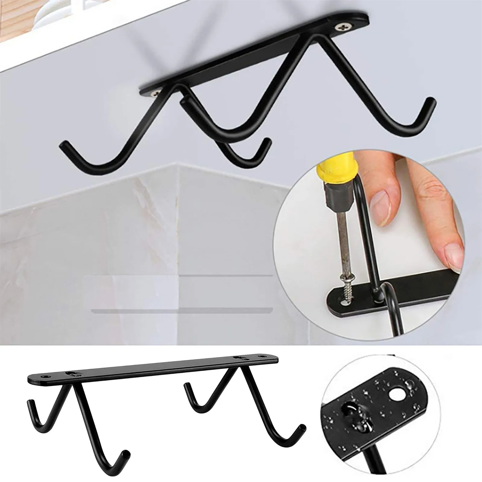 2/3 шт. кружка крючки шкафчик для кофе Кухня подстаканник принадлежности хранения