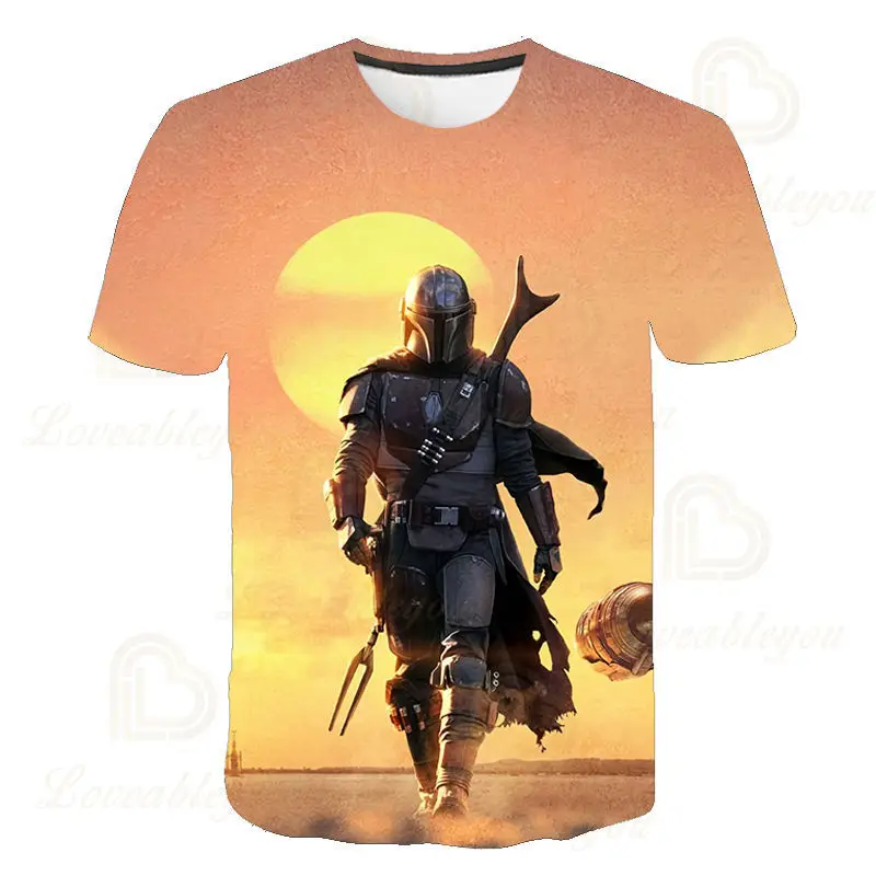 Футболка Мужская/Женская/Детская летняя с коротким рукавом и 3D-принтом | Мужская