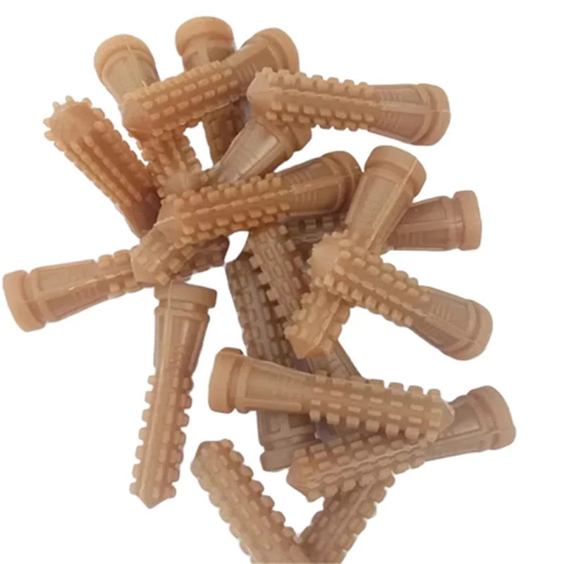 

30 Pcs 9.5cm Poultry Plucking Fingers Hair Removal Machine Glue Stick Chicken Plucker Beef tendon material corn rod