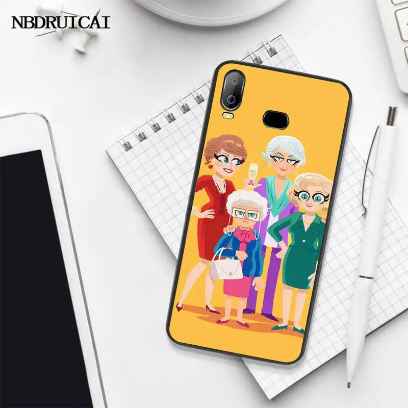 NBDRUICAI золотые девушки Coque Shell чехол для телефона Samsung A10 A20 A30 A40 A50 A70 A71 A51 A6 A8 2018 |