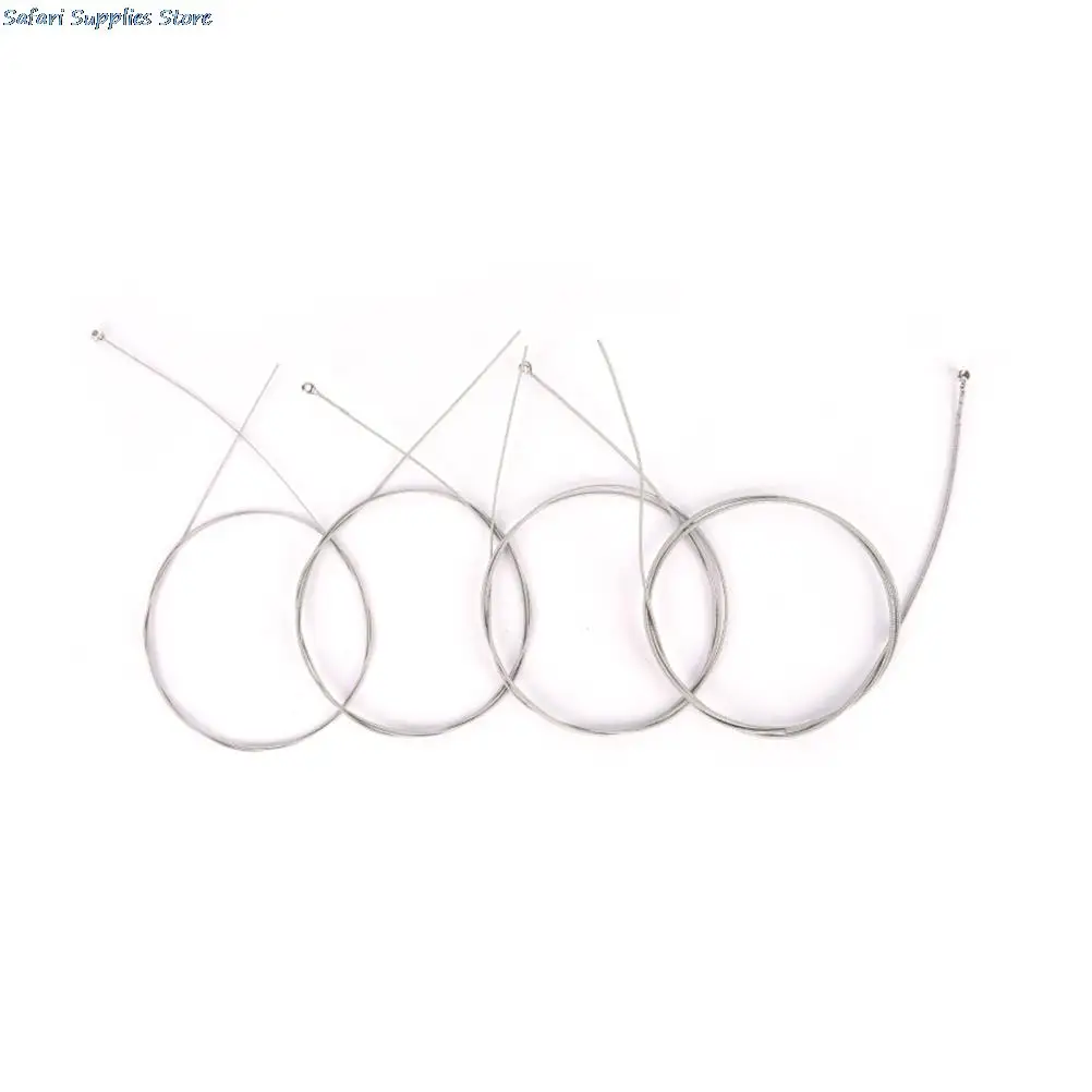 

1 Set of 4 Pcs Guitar String Bass Guitar Parts 4 Steel Strings Durable Guitar Accessories