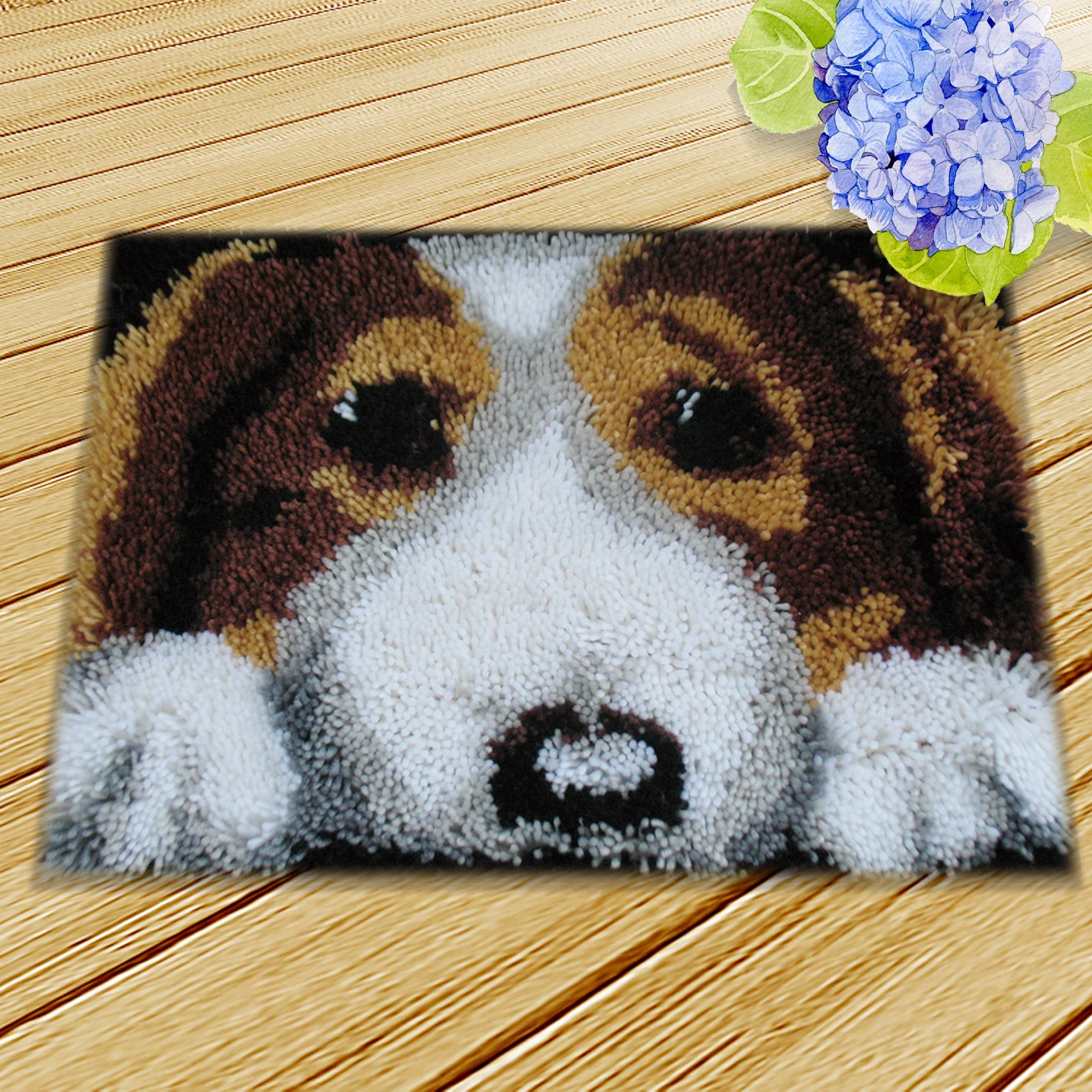 Кошка Собака защелка крюк Kussen Bloem комплект Almofadas Smyrna Knooppakket Klink Haak Kleed Bloemen наборы Diy рукоделие коврик вышивка 3D