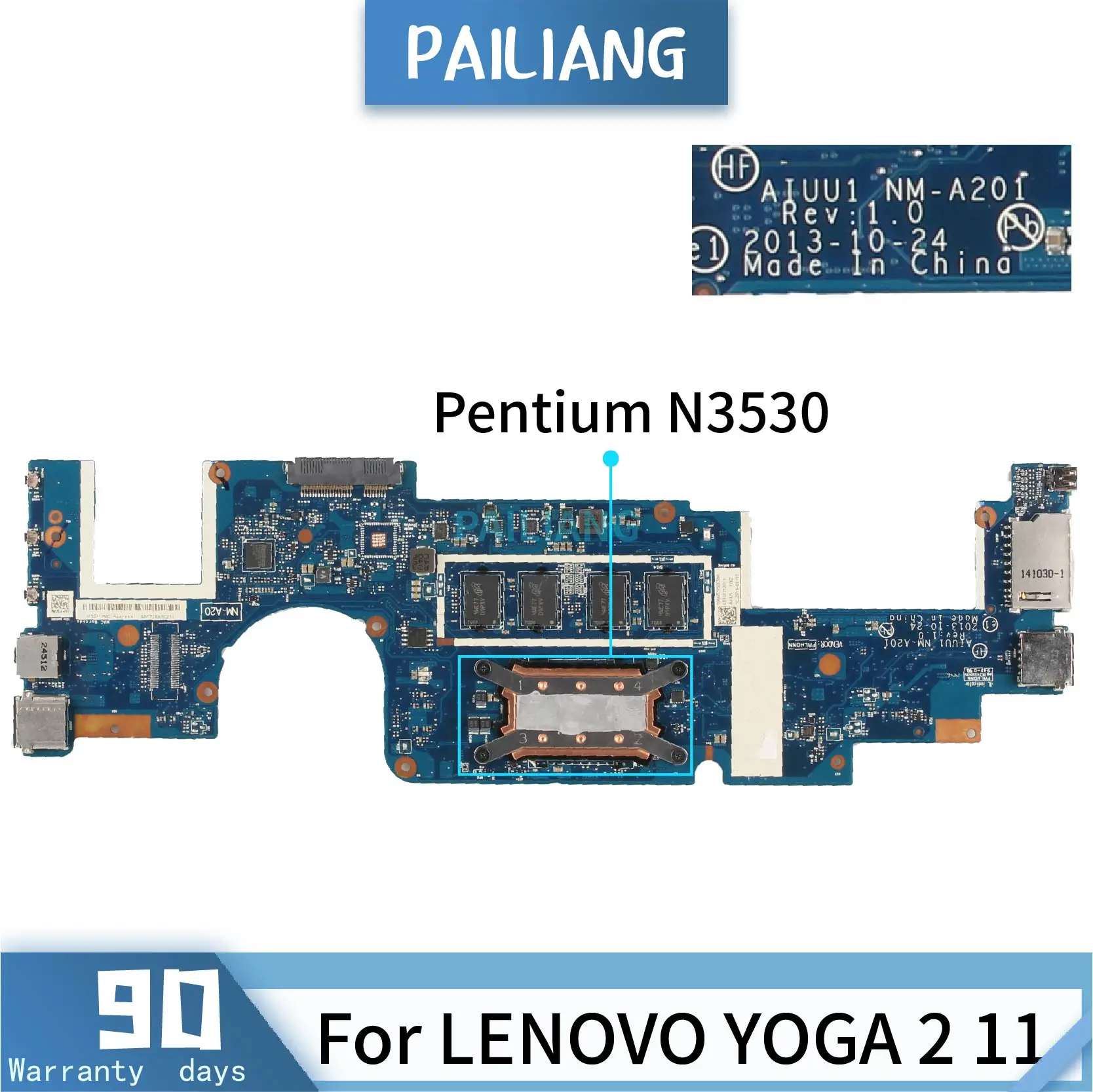 Материнская плата PAILIANG для ноутбука LENOVO YOGA 2 11 материнская протестированная DDR3
