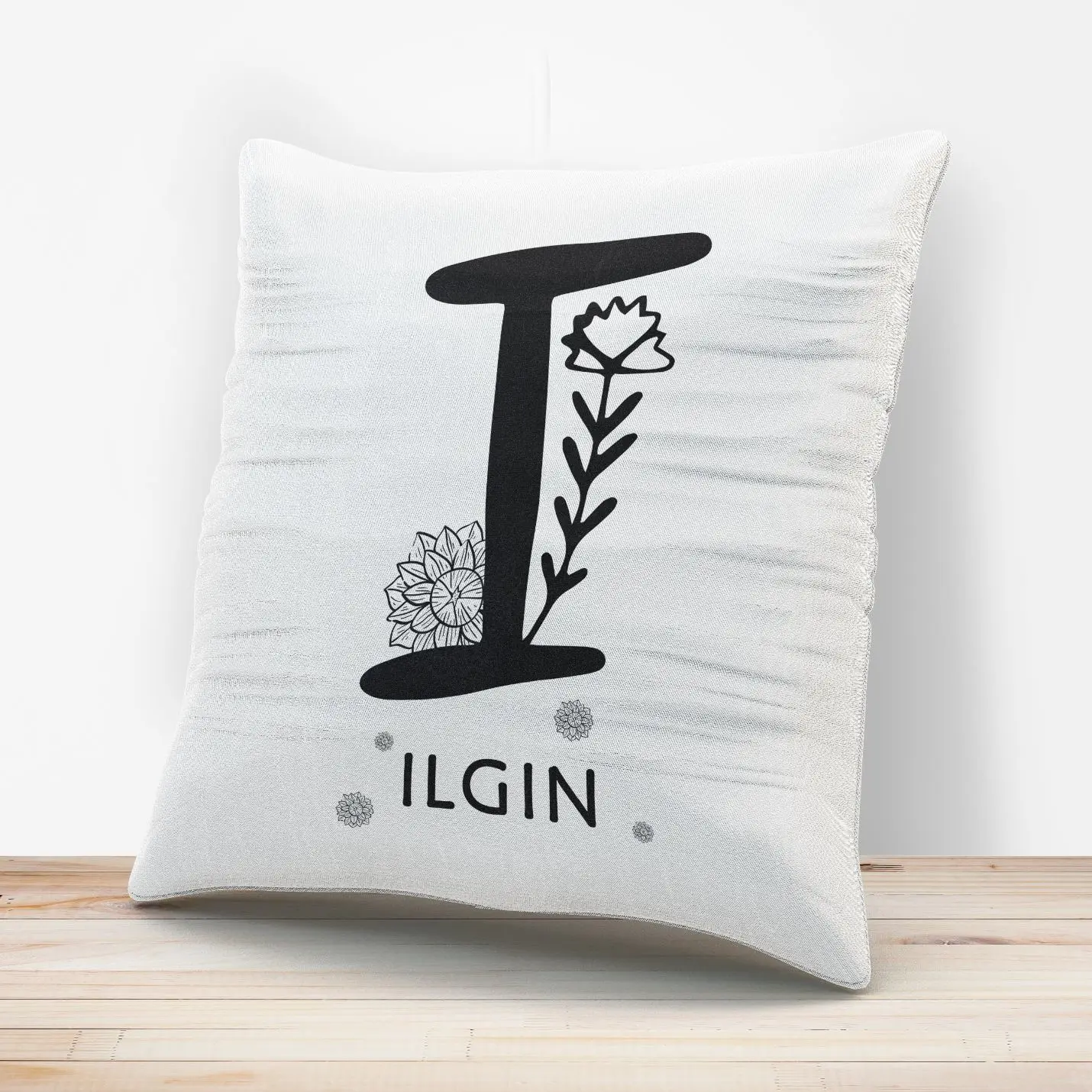 

Custom Design Name Printed Pillow Case-I