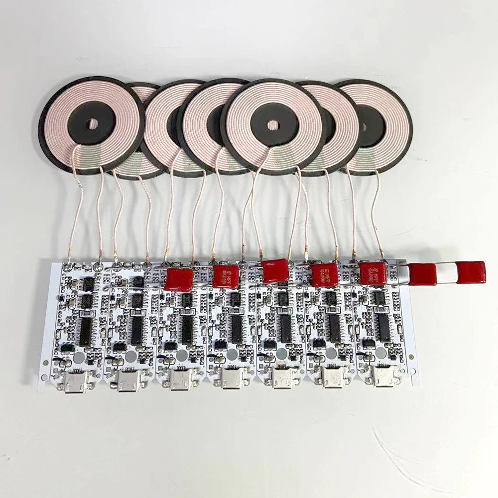 15w qi fast charging wireless charger pcba diy standard accessories transmitter module coil circuit board free global shipping