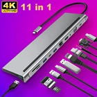 Док-станция для ноутбука USB C Type-C адаптер HDMI 4K Thunderbolt 3 USB 3,1 3,0 Для MacBook Pro Air M1 док-станция type c