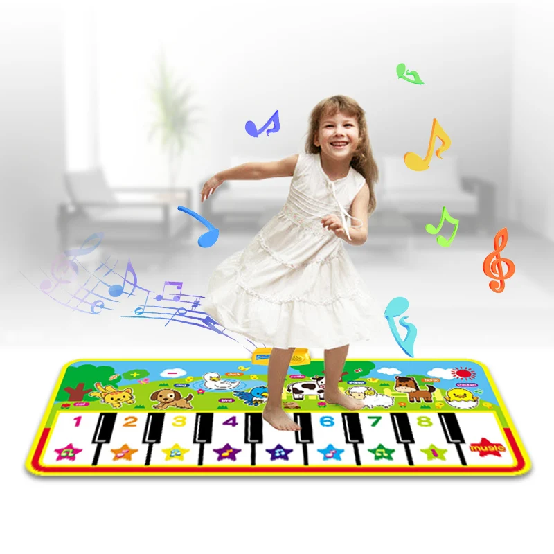 

Musical Mat With Animal Voice Baby Piano Playing Carpet Music Game Instrument Montessori Toy Early Educational Toys For Children