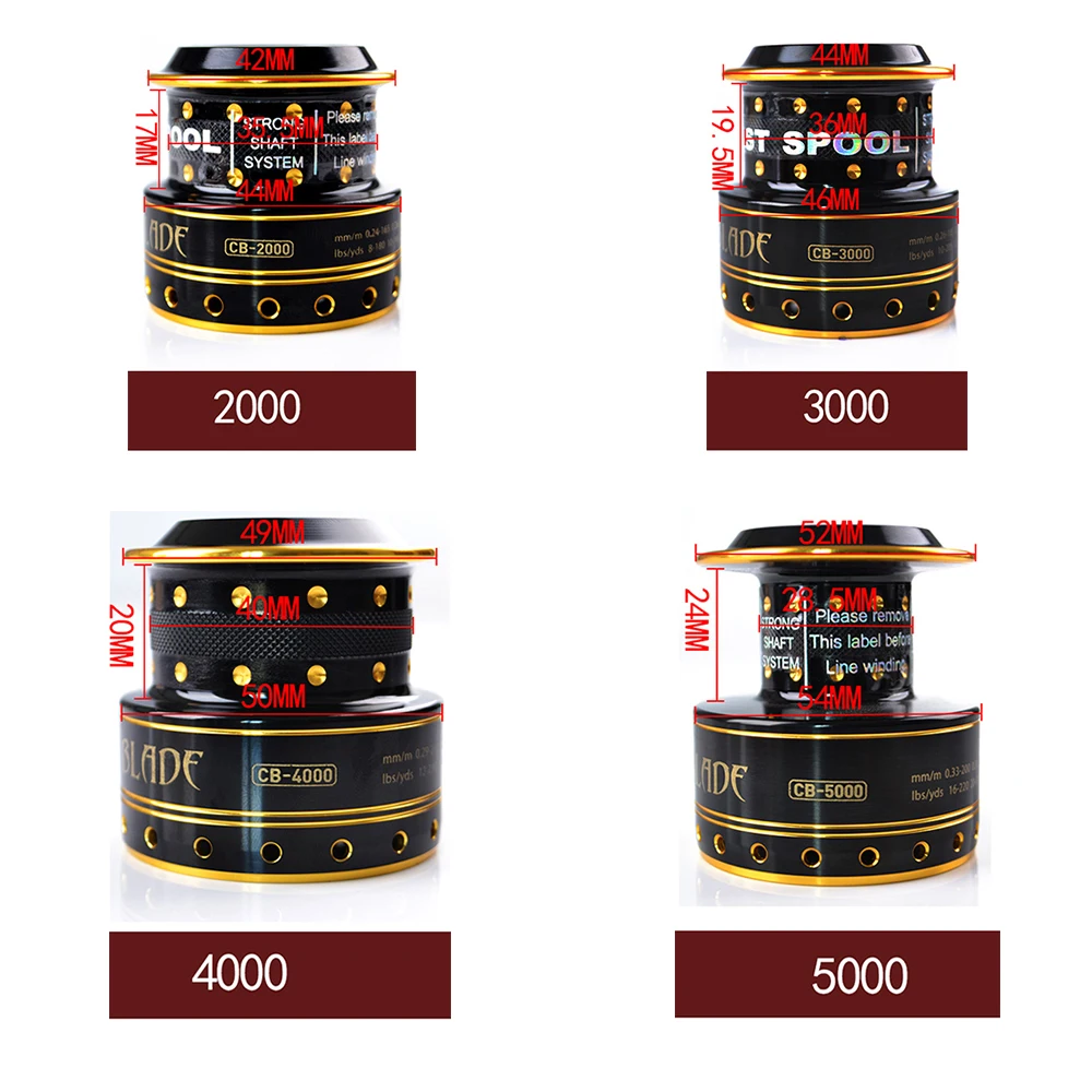 Катушка для спиннинга W.P.E CANO BLADE 2000/3000/4000/5000 серии 10 + 1 шарикоподшипники ловли