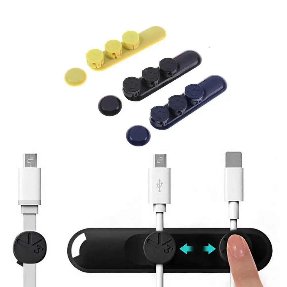 

Магнитный защитный зажим для кабеля, настольный органайзер для кабеля, держатель для зарядного USB-кабеля, управление кабелем, мощный магнит,...