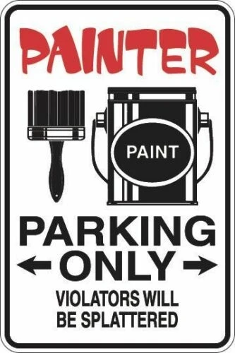 

Metal Sign Painter Parking Only Fashion Wall Decor