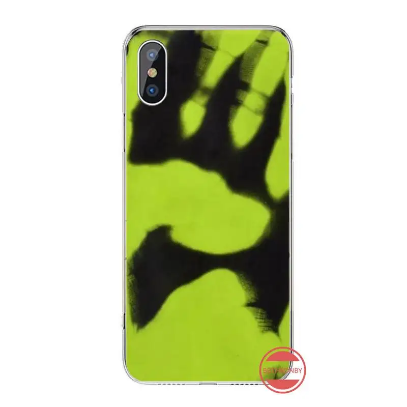 

Thermal Heat Induction pattern Phone Case For iphone 12 5 5s 5c se 6 6s 7 8 plus x xs xr 11 pro max Anti-fall protective funda