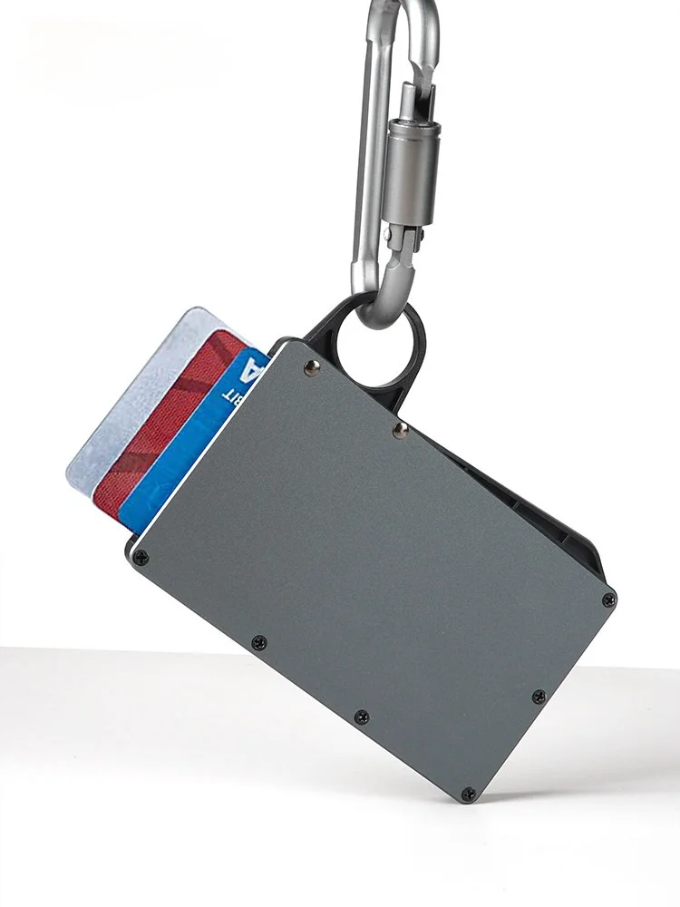 

GetIncase Credit Card Holder Men Slim Anti Protect Travel ID Cardholder Women Rfid Wallet Metal Case Porte Carte