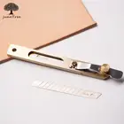 Junetree DIY Инструменты для резки кожи, нож для резки меди с лезвием, кожаный инструмент