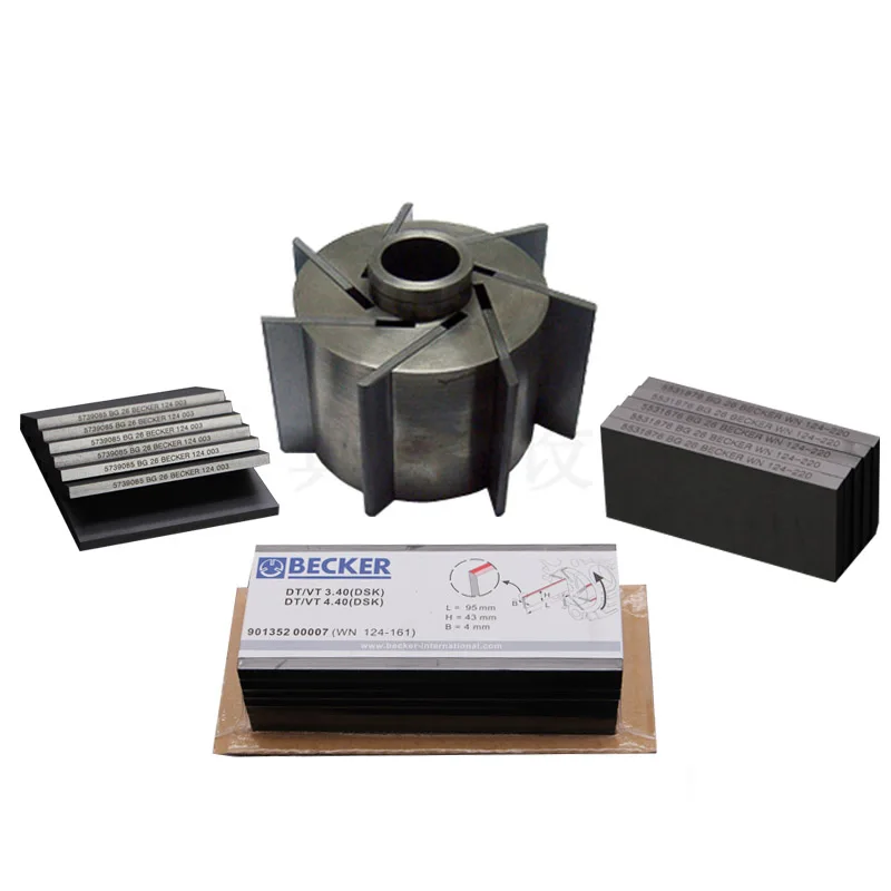 Углеродные лопатки Becker DT/VT 3 40/4 40 901352 00007 7 шт. фирменные новые лезвия|Детали