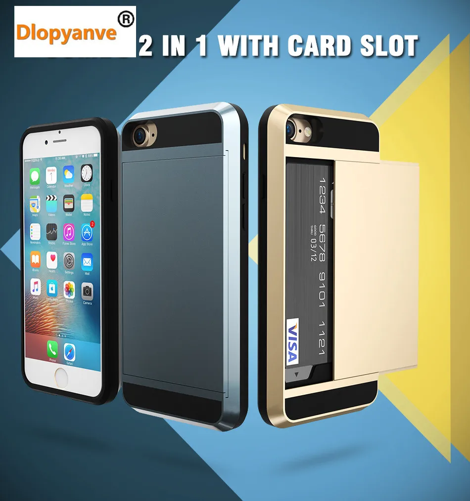 Скользящий держатель для карт Iphone 11 11Pro X XS XR Max 7 8 6 6S 5 5S Plus гибридный мягкий