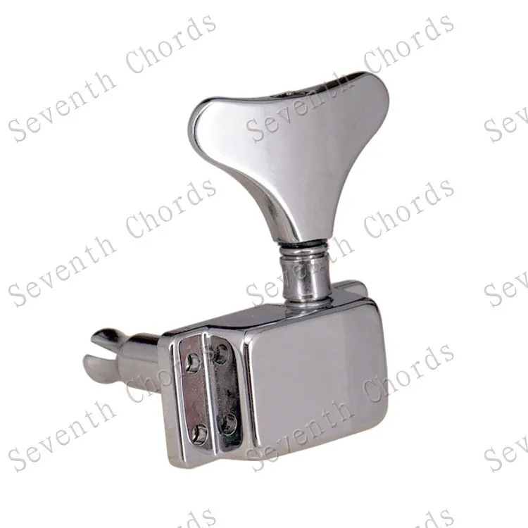 ein set 4 pcs chrome fischschwanz tasten semiclosed elektrische bass gitarre mechaniken mechaniken tuning pegs keys free global shipping