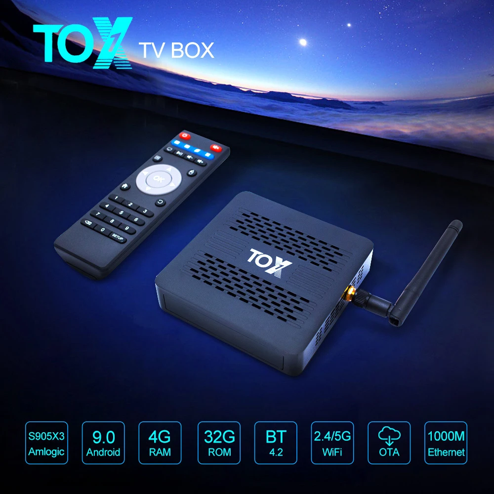 

Android 9.0 Tv Box Smart Android Tv Box 4GB RAM 32GB ROM S905X3 Quad Core ARM Cortex-A55 CPU 1.9GhZSupport 8K Smart TV Box
