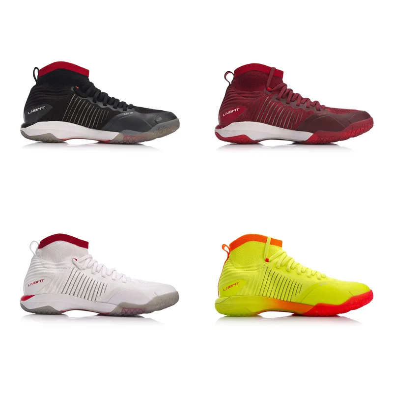 Li-Ning Men DAGGER Badminton Shoes Mono Yarn Cushion DRIVE FOAM Wearable TUFF TIP LiNing Sport Sneakers AYAN015 SOND18 | Спорт и