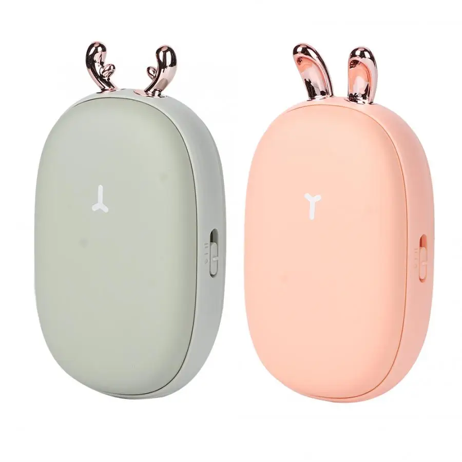 Удобный обогреватель 2 в 1 портативный двухсторонний термостатический для рук с