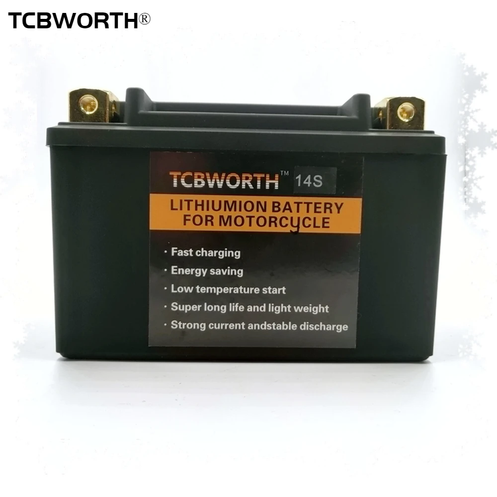 

14S 12V 8AH 480A High Power Lithium Iron Phosphate Battery For Motorcycles BMS Lithium Iron Battery Portable Lightweight