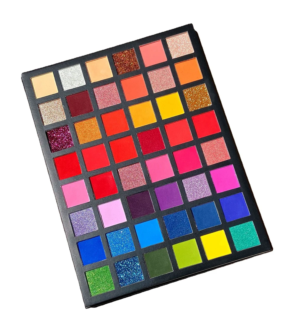 48-color High-quality Eyeshadow Palette Private Label High-pigmentation Non-flying Powder Cheap and Good Eye Shadow