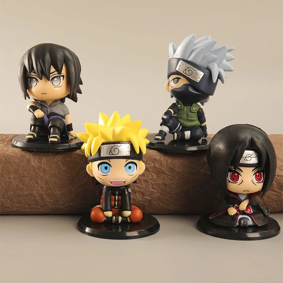 Рисунок аниме Наруто 9 см Sasuke Gaara Jiraiya hyushga Hinata Uchiha Itachi Q Version фигурка модель