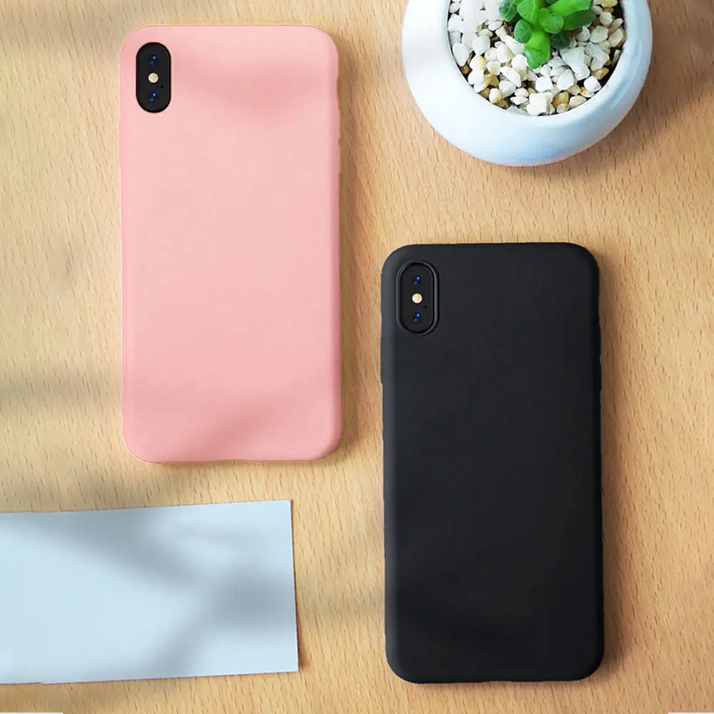 LAPOPNUT простой милый мягкий чехол карамельного цвета для IPhone 11 Pro Max Xs Xr X 8 7 Plus 6 6s